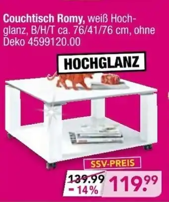 Möbel Boss Couchtisch Romy Angebot