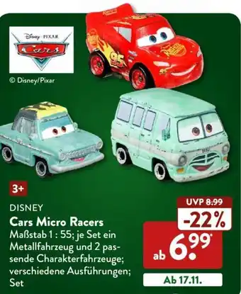 Aldi Nord Disney Cars Micro Racers Angebot