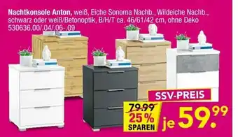 Möbel Boss Nachtkonsole Anton Angebot