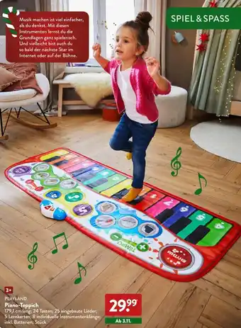 Aldi Nord Playland Piano Teppich Angebot