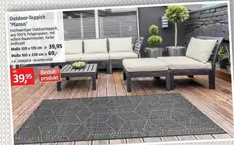 Bauhaus Outdoor-Teppich 'planus' Angebot