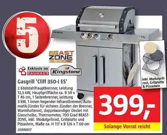 Bauhaus Gasgrill 'cliff 350-l Es' Angebot