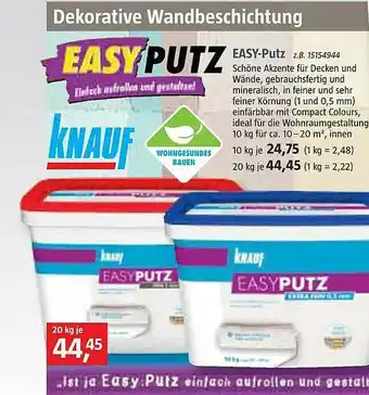 Bauhaus Easy Putz Angebot