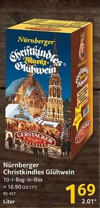 Selgros Nürnberger christkindles glühwein Angebot