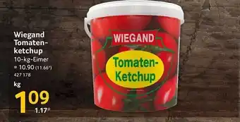 Selgros Wiegand tomatenketchup Angebot