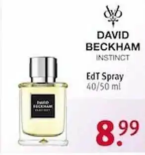 Rossmann David beckham instinct edt spray Angebot