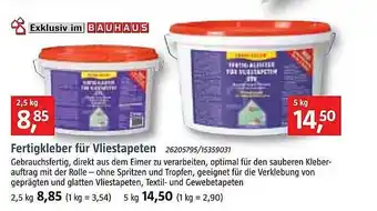 Bauhaus Fertigkleibe Für Vliestapeten Angebot