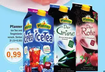 Aktiv Irma Pfanner ice tea und teegetränke Angebot