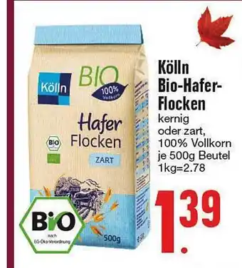 Edeka Kölln bio-hafer-flocken Angebot