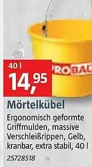 Bauhaus Mörtelkübel Angebot