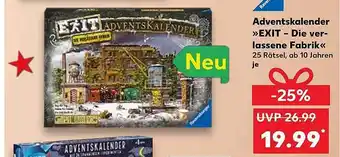 Kaufland Adventskalender „exit - die verlassene fabrik“ Angebot