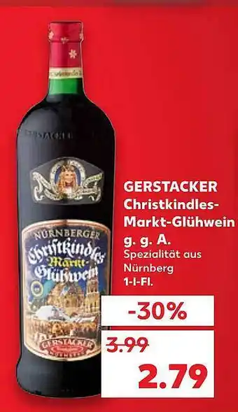 Kaufland Gerstacker christkindles-markt-glühwein g.g.a. Angebot