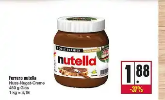 Kupsch Ferrero nutella Angebot