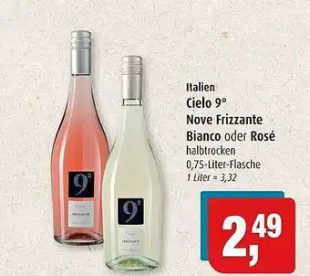 Markant Markt Italien 9° nove frizzante bianco oder rosé Angebot