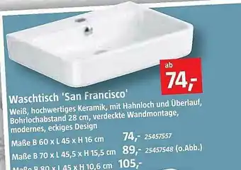 Bauhaus Waschtisch 'San Fancisco' Angebot