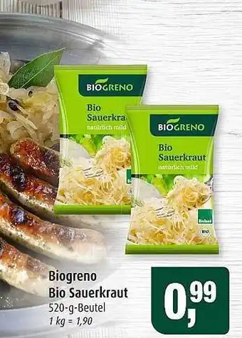 Markant Markt Biogreno bio sauerkraut Angebot