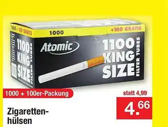 Zimmermann Zigarettenhülsen atomic Angebot