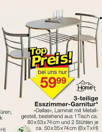 Jawoll Tim home 3-teilige esszimmer-garnitur Angebot