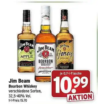 Wasgau Jim beam bourbon whiskey Angebot