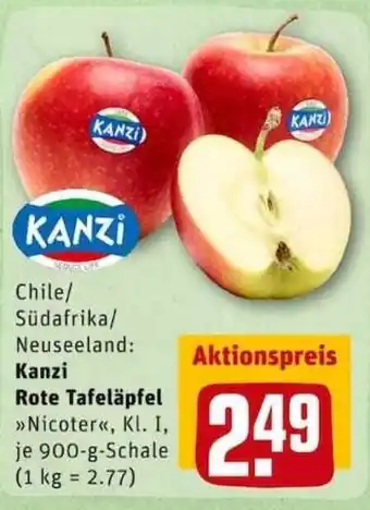 REWE City Kanzi Rote Tafeläpfel 900g Angebot