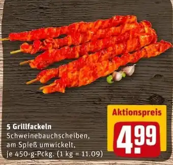 REWE City 5 Grillfackeln 450g Angebot