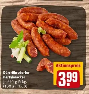 REWE City Dürrröhrsdorfer Partyknacker 250g Angebot