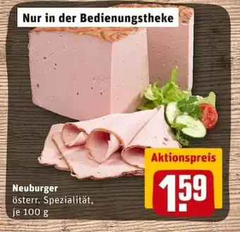 REWE City Neuburger 100g Angebot