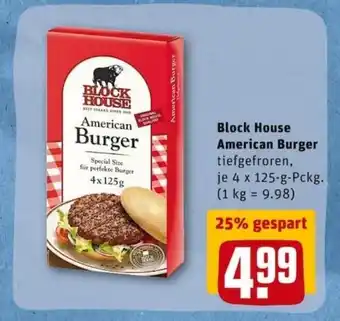 REWE City Block House American Burger 4x125g Angebot