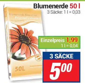 CENTERSHOP Blumenerde 50 I 3 Säcke Angebot