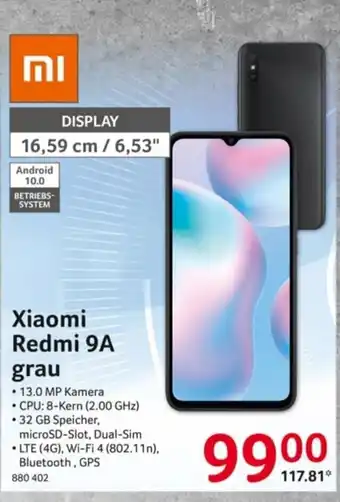 Selgros MI Redmi 9A grau Angebot