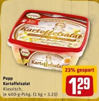 REWE City Popp Kartoffelsalat 400g Angebot