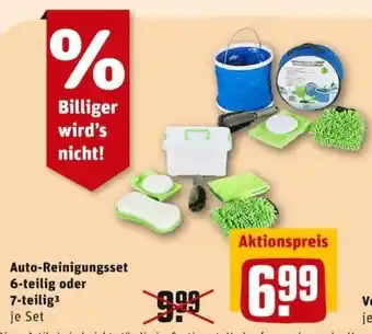 REWE City Auto Reinigungsset 6 teilig oder 7 teilig Angebot