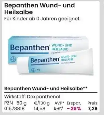 REWE City Bepanthen Wund und Heilsalbe Angebot