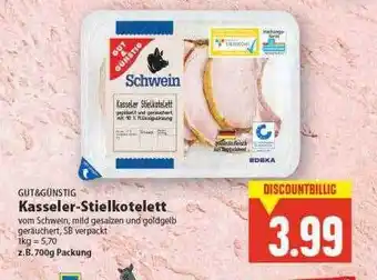 E-Center Gut & günstig kasseler-stielkotelett Angebot