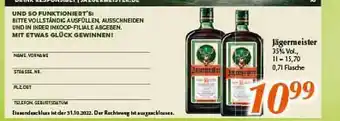 inkoop Jägermeister Angebot