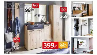 XXXLutz Cassando spiegel, paneel, schuhschrank, schrank Angebot