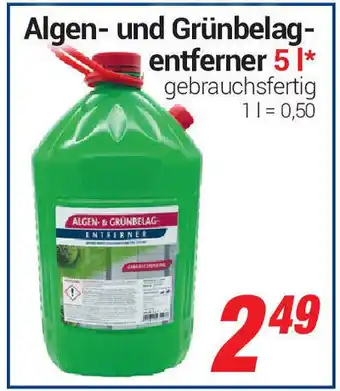 CENTERSHOP Algen- und Grünbelagentferner 5L Angebot