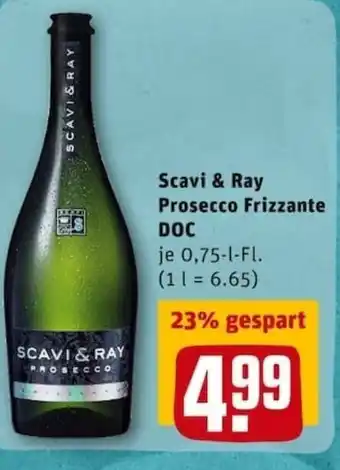 REWE City Scavi & Ray Prosecco Frizzante DOC 0,75L Angebot