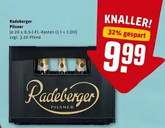 REWE City Radeberger Pilsner 20 x 0,5 L Angebot
