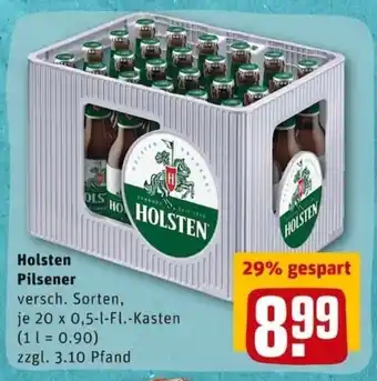 REWE City Holsten Pilsener 20 x 0,5 L Angebot