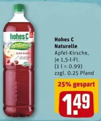 REWE City Hohes C Naturelle 1,5L Angebot