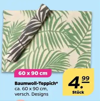 NETTO Baumwoll Teppich Angebot