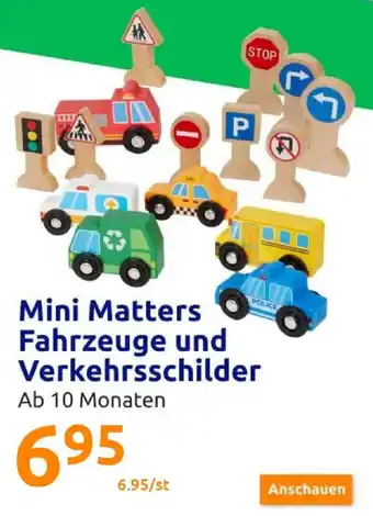 Action Mini Matters Toys Fahrzeuge u. Verkehrsschilder Angebot