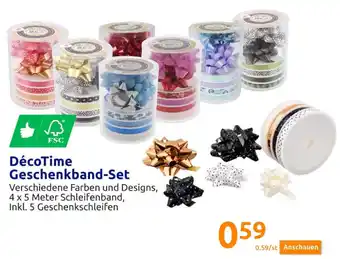 Action DecoTime Geschenkband-Set Angebot