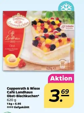 NETTO Coppenrath & Wiese Café Landhaus Obst Blechkuchen 620g Angebot