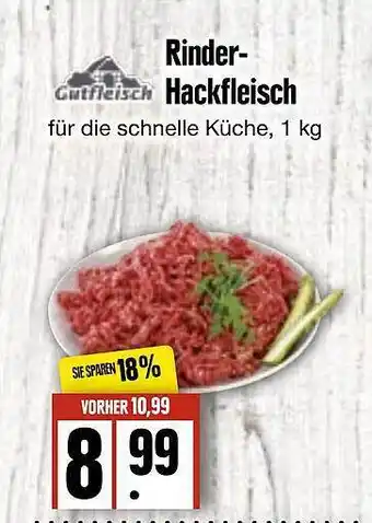 Edeka Frischemarkt Gutfleisch rinder-hackfleisch Angebot