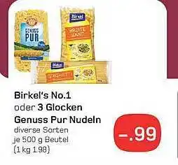 akzenta Birkel's no.1 oder 3 glocken genuss pur nudeln Angebot