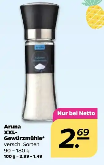 NETTO Aruna XXL Gewürzmühle 90-180g Angebot