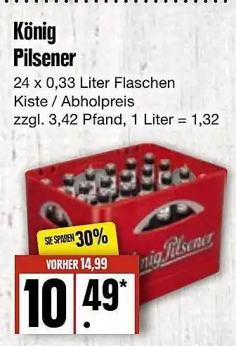 Edeka Frischemarkt König pilsener Angebot