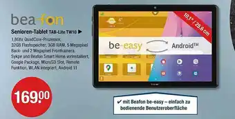 V Markt Beafon senioren-tablet tab-lite tw10 Angebot